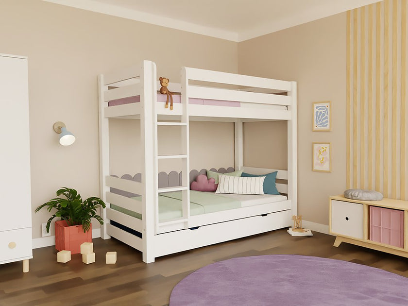 Wooden bunk bed ATLAS for children 90x200 cm