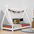 Children's wooden bed NAKANA in the shape of teepee