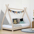 Children's wooden bed NAKANA in the shape of teepee