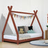 Children's wooden bed NAKANA in the shape of teepee