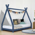 Children's wooden bed NAKANA in the shape of teepee
