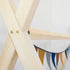 Children's wooden bed NAKANA in the shape of teepee