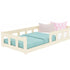 Low single bed FENCE with two sidewalls