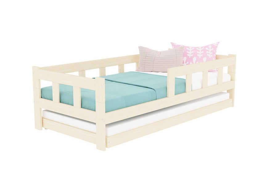 Wooden single bed FENCE with two sidewalls