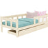 Wooden single bed FENCE with two sidewalls