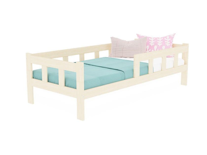 Wooden single bed FENCE with two sidewalls