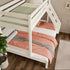 Wooden bunk bed ARARAT for 3 persons 90x200 cm, 140x200 cm