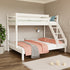 Wooden bunk bed ARARAT for 3 persons 90x200 cm, 140x200 cm