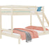 Wooden bunk bed ARARAT for 3 persons 90x200 cm, 140x200 cm