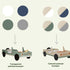 Children's car bed in the shape of a jeep SAFARI 80x160 cm