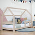 Children's house bed TERY with one barrier