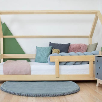 Children's house bed TERY with one barrier