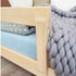 Children's house bed LUCKY with one barrier